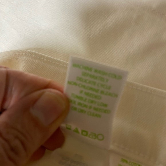 LILLY PULITZER SOUTH OCEAN SKINNY BOHO CROCHET CROP JEANS - SIZE 00 - Picture 9 of 10